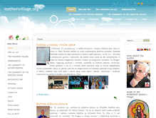 Tablet Screenshot of mothersvillage.org